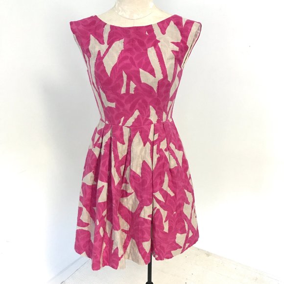 Shoshanna 4 Floral Print Sundress Pink & Cream - Picture 10 of 10